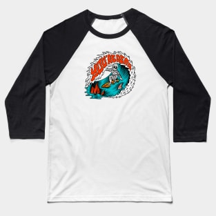 Surfer Mummy (front print) Baseball T-Shirt